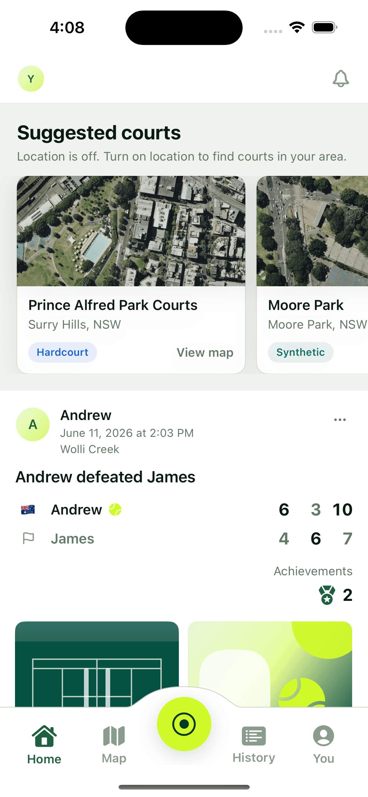 Find your next court product preview